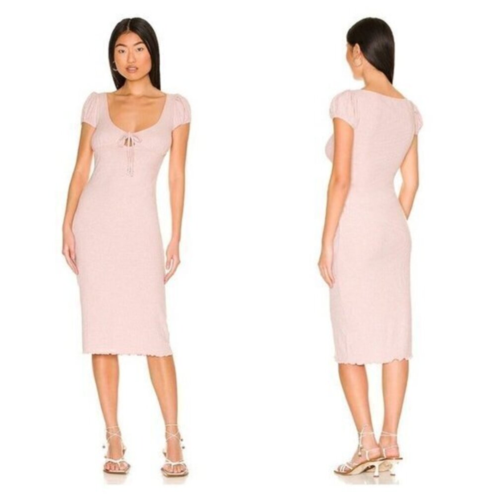 MAJORELLE Braelynn Midi Dress - Soft Pink